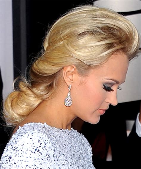A complete timeline read article the performer's rocked a variety of different hairstyles over the years, including a super sleek bob and super. Carrie Underwood Long Straight Formal Updo Hairstyle ...