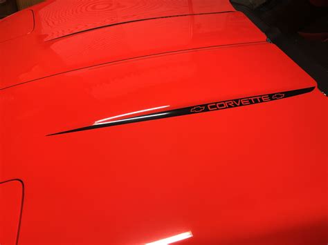 C4 Corvette Hood Stripes Pics Opinions Corvetteforum Chevrolet