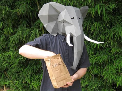 Fantastic Papercraft Mask Patterns Animal Masks Animal Heads Masque