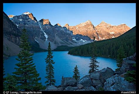 Picturephoto Wenkchemna Peaks Above Moraine Lake Sunrise Banff