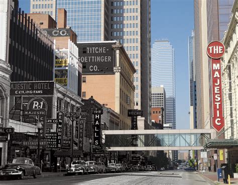 Elm Street Then And Now Unvisited Dallas