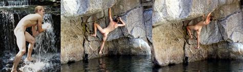 Naked Rock Climbing Pictures