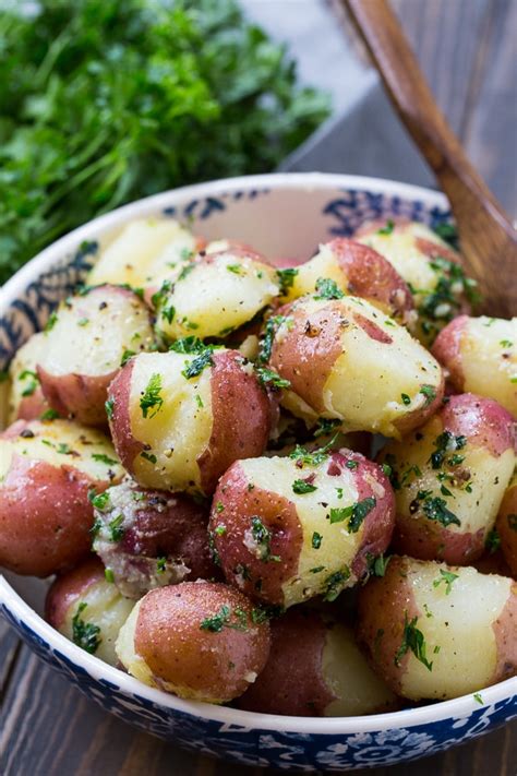 buttered parsley potatoes spicy southern kitchen recipe potato
