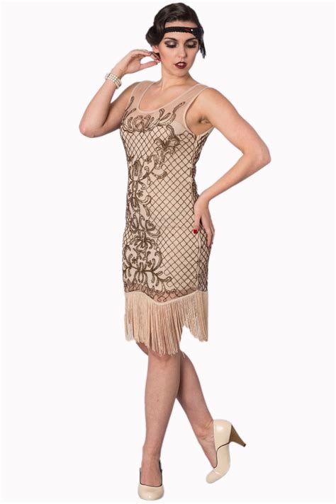 Banned The Great Gatsby Nude Dress