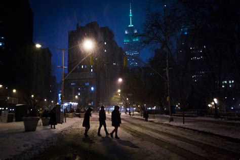New York City Is Spared The Worst Effects Of Snowstorm