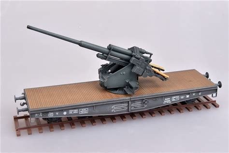 Wwii Germany 128mm Flak 40 Anti Aircraft Railway Car · Modelcollect