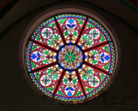 Montalcino Church Church Window Stained Glass 4k Hd Wallpaper