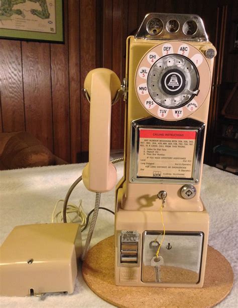 Vintage Western Electric 3 Slot 233g Rotary Dial Payphone