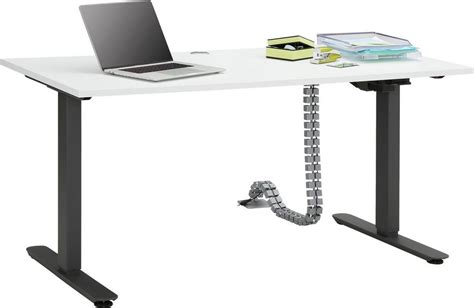 Die sitzhöhe ist richtig eingestellt, wenn die arme waagerecht auf dem schreibtisch liegen. Maja Möbel Schreibtisch »höhenverstellbarer Schreibtisch ...