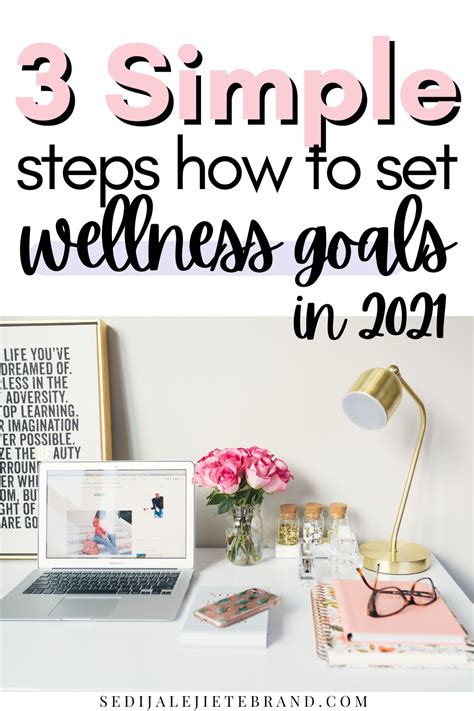 3 Simple Steps How To Set Wellness Goals In 2021 Goal Setting Vision