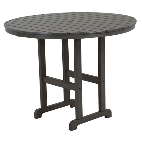 Polywood 36 Inch Round Dining Table Rt236