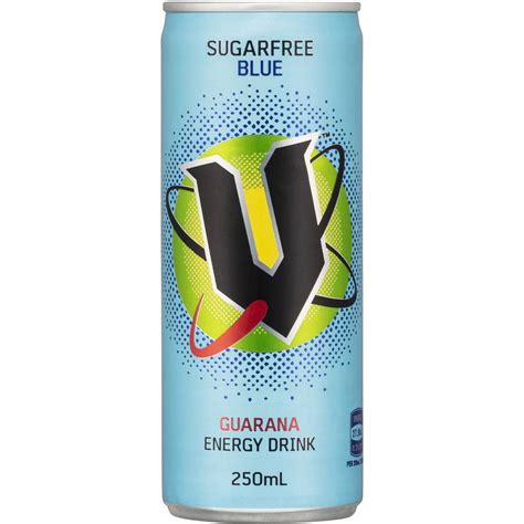 V Energy Blue Sugar Free 250ml | Woolworths