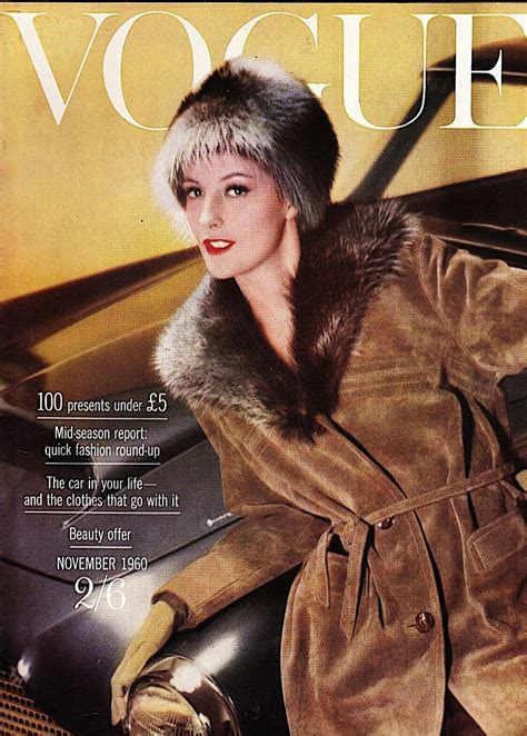 384 November 1960 1159 British Vogue Covers History Of Fashion