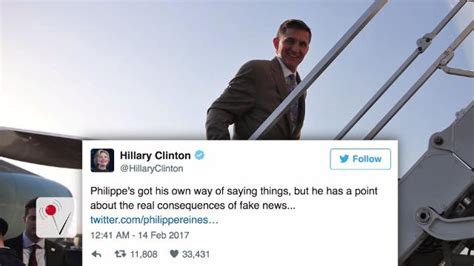 Hillary Clinton Trolls Trump Again On Twitter Over Flynn S Resignation