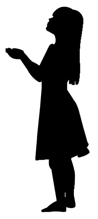 Download Silhouette Girl Woman Royalty Free Stock Illustration Image