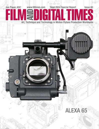 Film And Digital Times Magazine Alexa 65 65 Special Issue