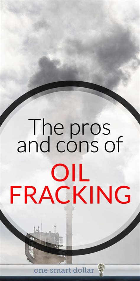 The Pros And Cons Of Fracking For Oil One Smart Dollar Personal