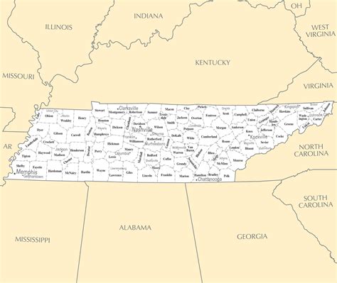 Tennessee Cities And Towns