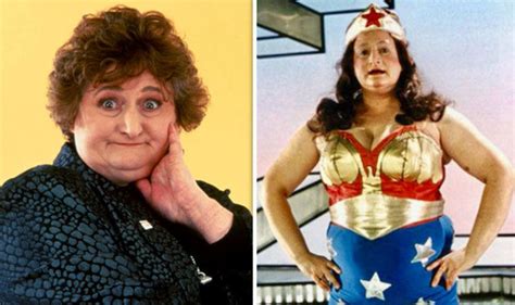 Bella Emberg Dead Russ Abbot Leads Tributes As Blunder Woman Actress Passes Away Aged 80