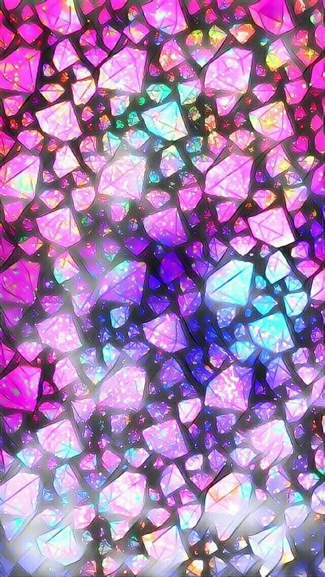 Diamond Sparkle Shiny Sparkle Wallpaper Cellphone Wallpaper