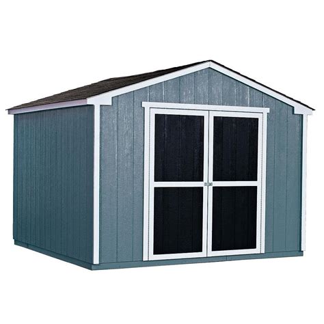 Handy Home Products Princeton 10 Ft X 10 Ft Wooden Shed The Home