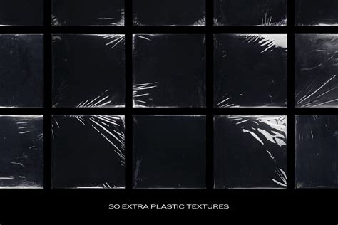 Plastic Wrap Texture Branding Bundle Pre Designed Photoshop Graphics