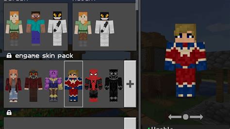Avengers Endgame Movie Minecraft Skin Pack Oc Youtube
