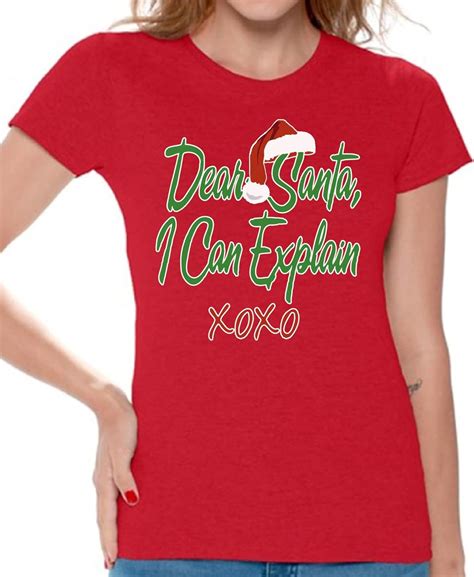 Dear Santa I Can Explain Christmas Shirt Xmas T Tshirt 5051 Jznovelty