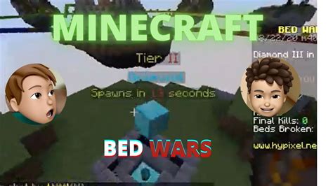 Awesome Minecraft Bedwars Gamers On Blue Team Clean Commentary