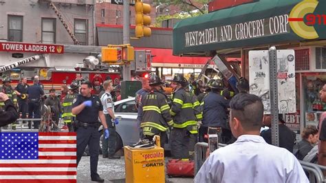 New York City Multiple Injured After Car Hitting Taxi Cab And Slams