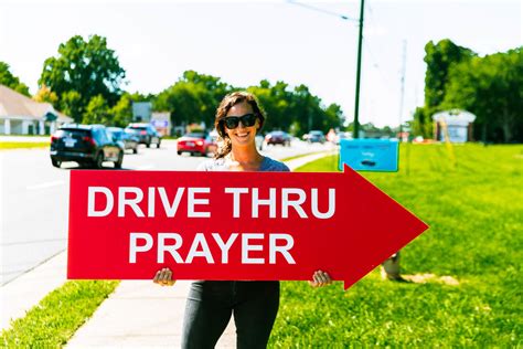 Drive Thru Prayer ‘stay In Your Car Come As You Are The Baptist Paper