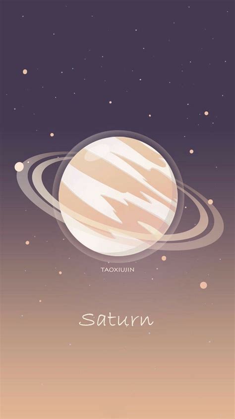 Minimal Saturn Planet Wallpapers Wallpaper Cave