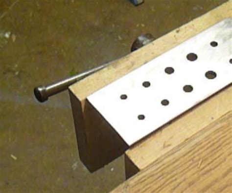 Making A Dowel Plate 4 Steps With Pictures Instructables
