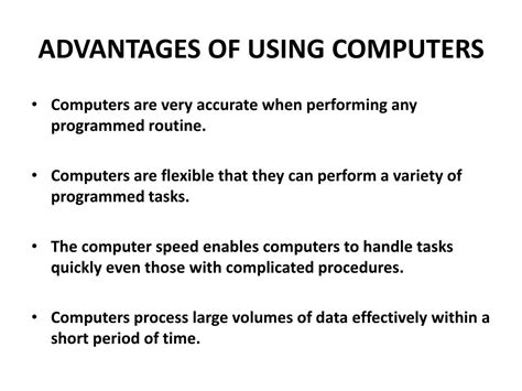 💣 Three Advantages Of Using Computers 6 Advantages And Disadvantages