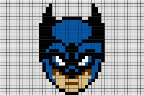Batman Pixel Art Pixel Art Pixel Art Templates Minecraft Pixel Art