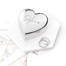 Engraved Signature Name Heart Trinket Box By Oli Zo