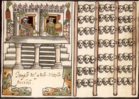 The Aztecs Constructed This Tower Out Of Hundreds Of Human Skulls