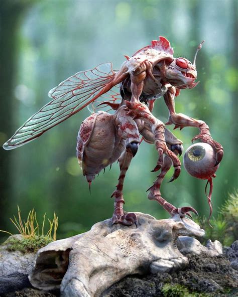 The Eyesnatcher - This cool insect creature comes to us courtesy of ...
