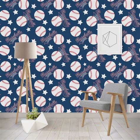 Custom Baseball Wallpaper And Surface Covering Youcustomizeit