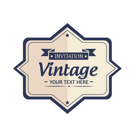 Invitation Vintage Style Icon 3125855 Vector Art At Vecteezy