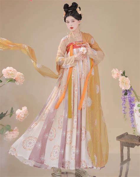 tang dynasty dress chinese hanfu female qixiong ruqun hanfudynasty