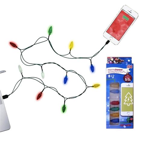 All Is Bright Christmas Lights Iphone Charger