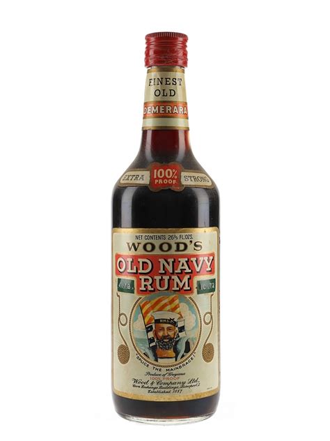 Woods 100 Demerara Old Navy Rum Lot 118876 Buysell Rum Online