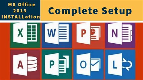 Complete Setup Installation Ms Office Install Ms Office Youtube