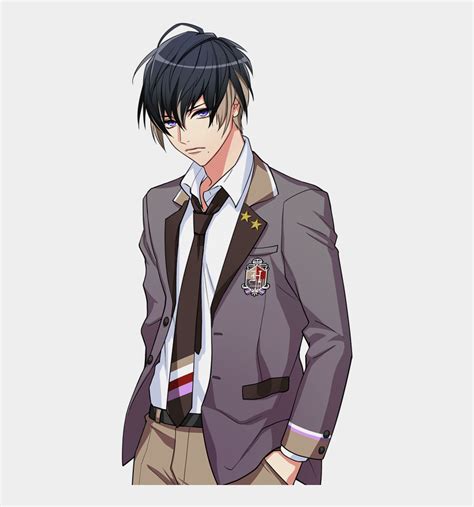 Cool Anime Boy School Uniform