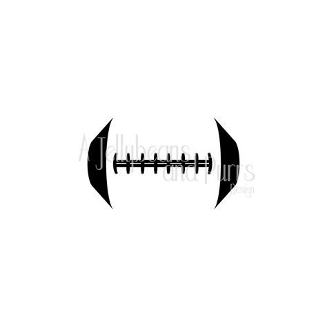 Football Stitches Svg For Football Tumblers T Shirts Iron On Heat