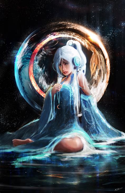 Princess Yue Portrait Avatar The Last Airbender Two Sizes Etsy