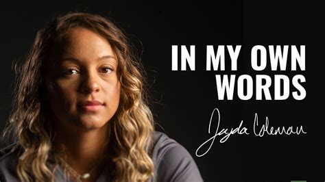 In My Own Words The Colonys Jayda Coleman