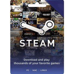 Steam wallet gift card is a digital card with a specific sum which you add to your funds to your steam wallet account. Steam Gift Card 25 $ alternativy - Heureka.cz