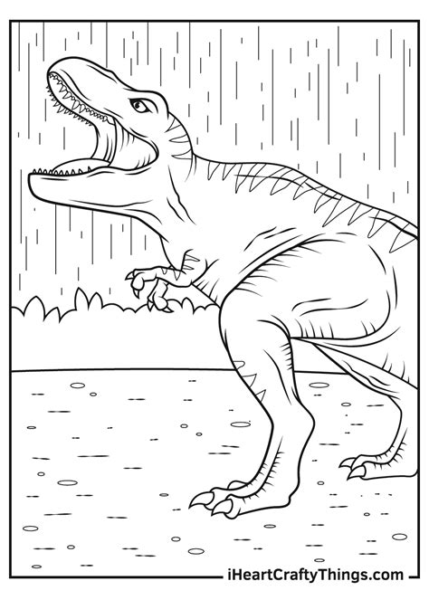 Raptor Jurassic World Dinosaur Coloring Pages Sheilase Wallpaper